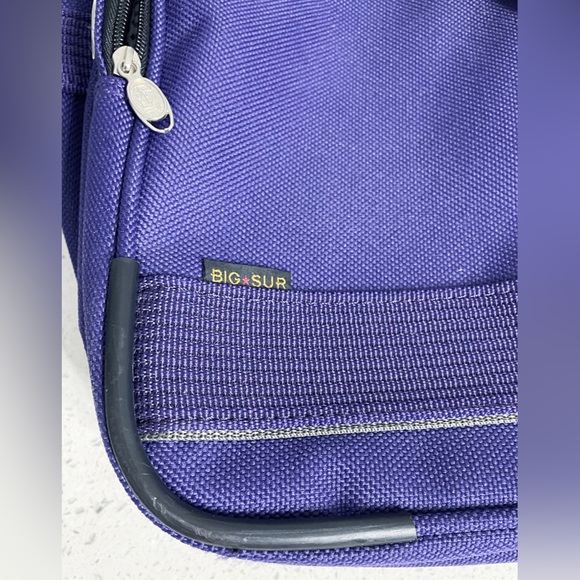 Ricardo BEVERLY HILLS Purple Travel Bag Carry On Crossbody Luggage Perfect Condi - Picture 2 of 14